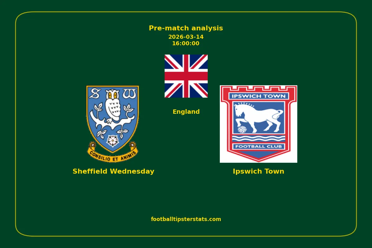 Pre-match analysis: Sheffield Wednesday vs Ipswich Town on 2026-03-14